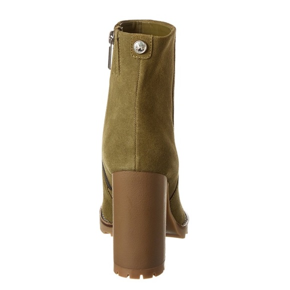 Olive suede bootie - Picture 3 of 4